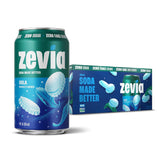 Zevia Zero Sugar Soda, Cola, 12 oz Cans (8-Pack) – Naturally Sweetened, Non-GMO Project Verified, Gluten-Free, Vegan