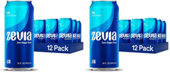Zevia Zero Sugar Soda,Cola,16 oz Cans – Naturally Sweetened,Non-GMO Project Verified,Gluten-Free,Vegan,(Pack of 24)