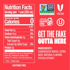 Zevia Zero Sugar Soda, Fruit Punch, 12 oz Cans (24-Pack) – Caffeine Free, Naturally Sweetened, No Calorie Soda - Non-GMO Project Verified, Gluten-Free, Vegan