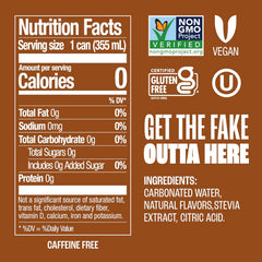 Zevia Zero Sugar Soda, Creamy Root Beer, 16 oz Cans (12-Pack) – Naturally Sweetened, Non-GMO Project Verified, Gluten-Free, Vegan