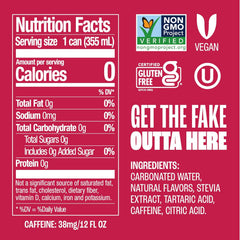 Zevia Zero Sugar Soda, Dr Zevia, 12 oz Cans (8-Pack) – Naturally Sweetened, Non-GMO Project Verified, Gluten-Free, Vegan